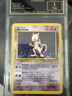 Mewtwo 1999 No. 10 Pokemon Base Set Holo