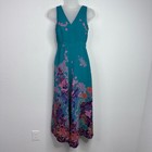 Maeve Jumpsuit Womens 4 Floral Artsy Andalusia Wide Leg Boho Vacation Romantic