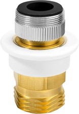 Dishwasher Snap Coupling Adapter, Faucet Adapter 3/4 Inch, golden white black