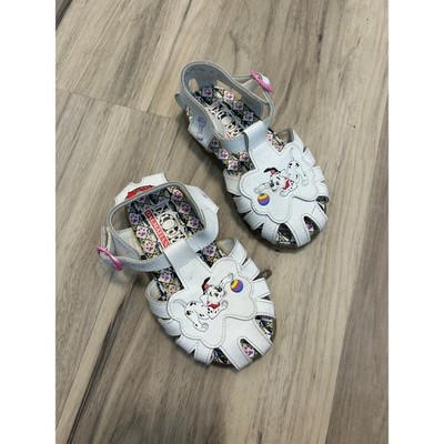 Vintage Disney 101 Dalmatians RARE Buckle Toddler Sandals Size 7 Shoes Girl s