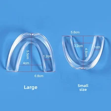 1pc EVA Night Mouth Guard for Teeth Grinding & Snoring, Dental Protector\
