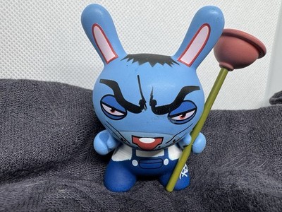 Kidrobot Dunny Dr. Revolt Blue Plumber 3  Series 2 Without Box