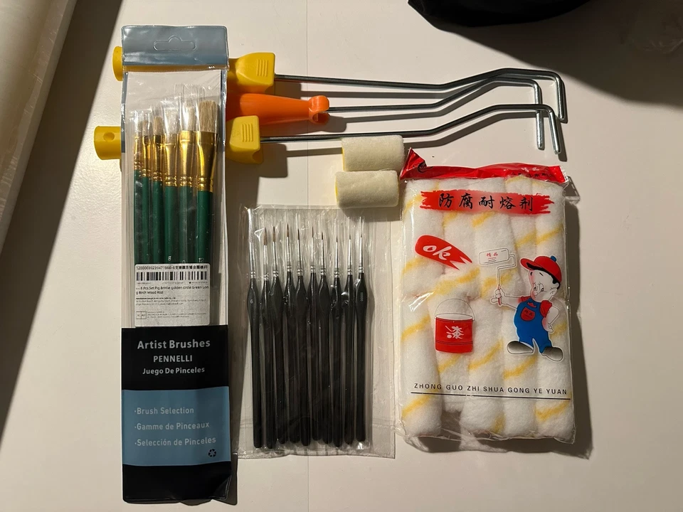 Lot De Pinceaux Pour Artiste Peintre - Photo 2/3