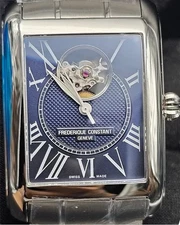 $1800 FREDERIQUE CONSTANT Classics Carree Heart Beat  SWISS MADE FC-310MN4S36B