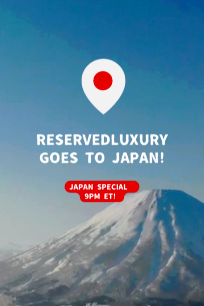 LIVE IN JAPAN! Luxury Bags Price Drop Live & $99 Auctions