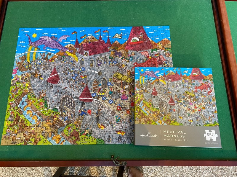 Hallmark "Medieval Madness" 550 Piece Jigsaw Puzzle - Colorful & Complete