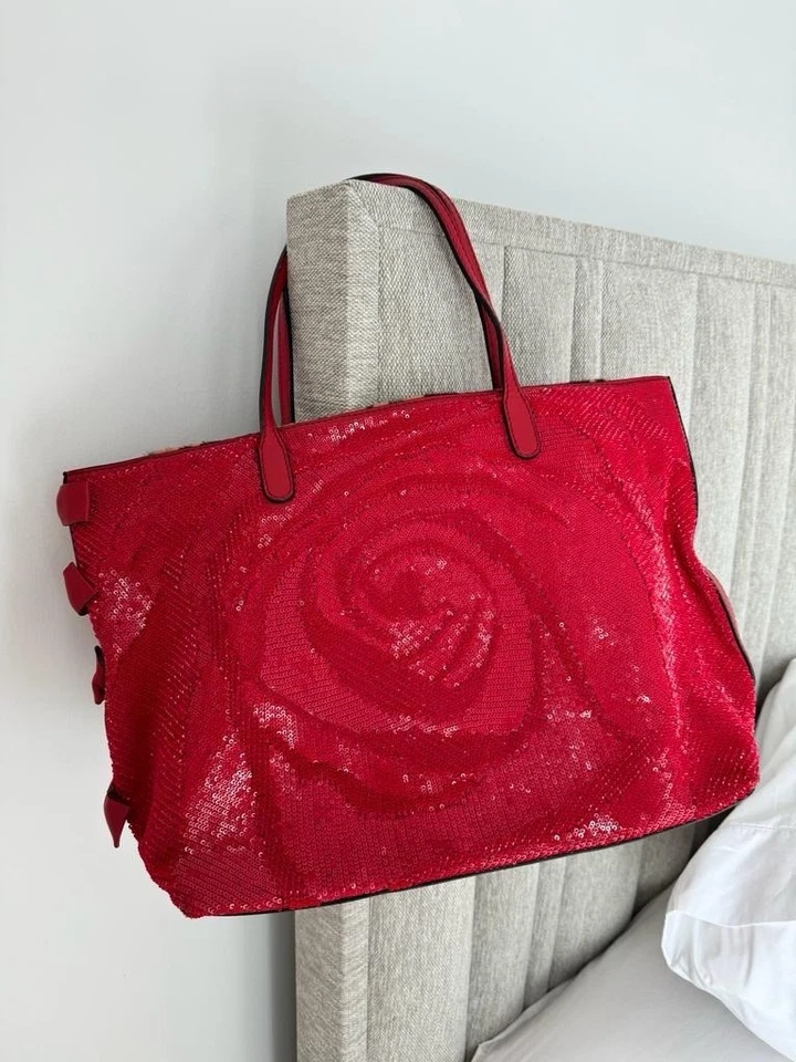 Bolso de Mano Valentino Garavani Rosa Lentejuelas Alta Costura Foto 3 de 4