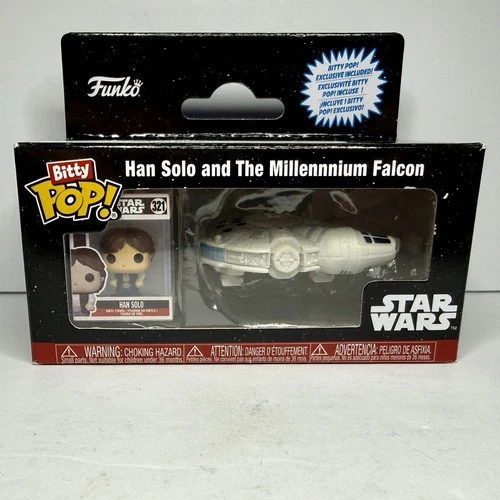 Funko Bitty Pop! Star Wars Han Solo and The Millennium Falcon New Sealed 2025