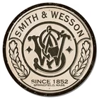Smith & Wesson Revolvers Sign Pistols Tin Metal Wall Garage Shop Decor 12'' ammo