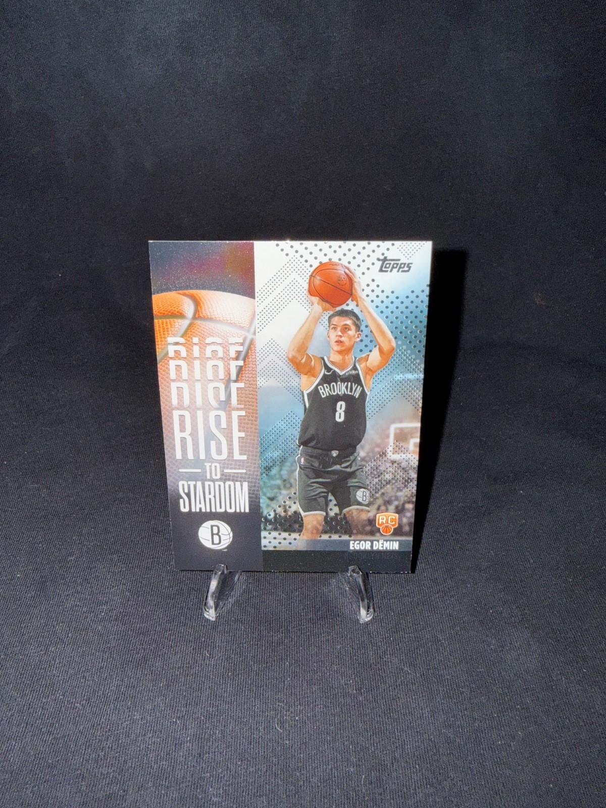 2025-2026 Topps NBA Egor Demin Rookie Card Rise To Stardom