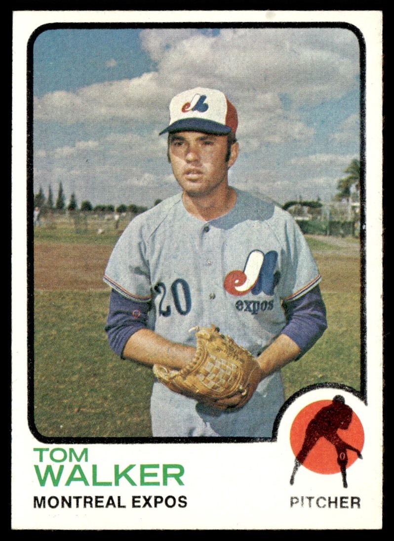 1973 Topps Card Baseball Tom Walker RC Montreal Expos #41 NM
