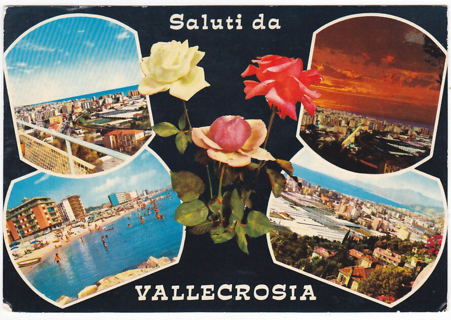 VALLECROSIA - IMPERIA - SALUTI DA.. - VEDUTINE - VIAGG. -31520-