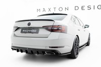 Maxton Design Heckansatz Diffusor Passend FüR Skoda Superb Liftback / Combi Mk3