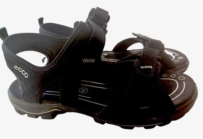 Ecco Gr.39 Damen Comfort Trecking Sandalen Sommer  Schwarz TOP 