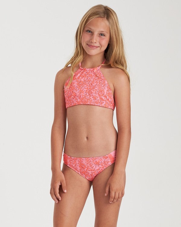 Billabong Girl's Bella Sol Hi Neck 2 Piece Bikini Set | eBay