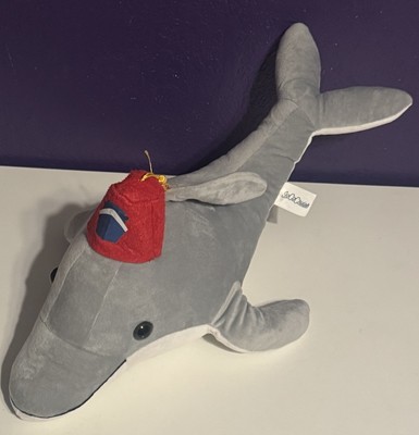 JoCo Cruise Dolphin Fez Hat Mascot Plush 19'' Jonathan Coulton 2015 Rare HTF