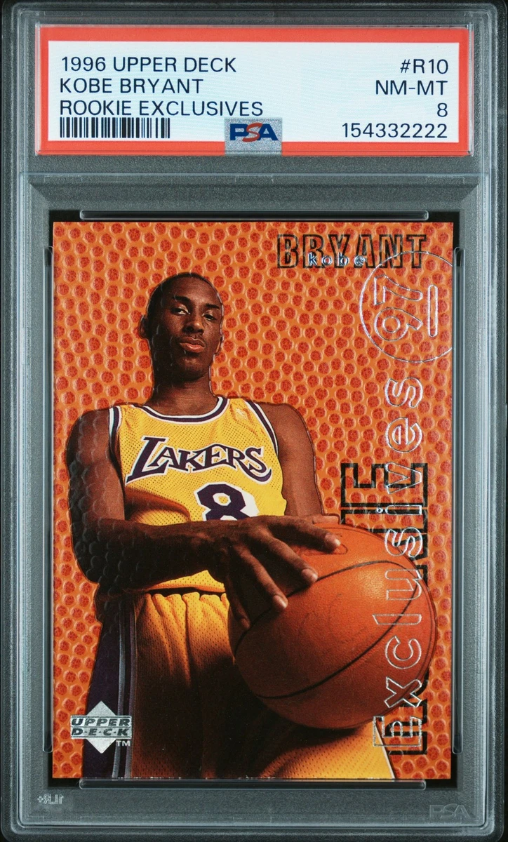 Kobe Bryant Basketball Grade 8 Rookie Sports Trading Cards