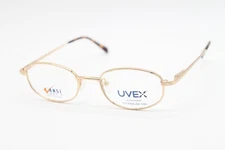 NEW UVEX EXT6 GOLD CS60 GOLD TORT TIPS AUTHENTIC DESIGNER EYEGLASSES 49-19