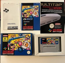 Super Bomberman Super Nintendo SNES PAL Complete With Box & Manual 1993 VGC Rare
