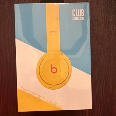 New Sealed - Beats Solo3 Wireless Bluetooth Club Collection Headphones - Yellow