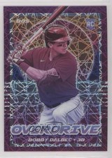 2021 Panini Chronicles Overdrive Purple Velocity Prizm Bobby Dalbec #9 qf6