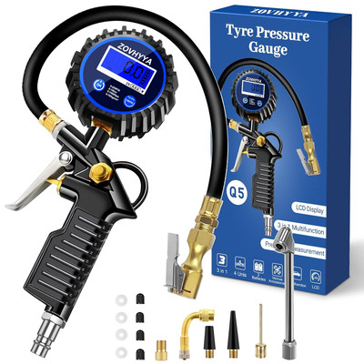 Digitaler Reifendruckprüfer 220 PSI LCD Auto Motorrad Reifen Druckmesser Präzise
