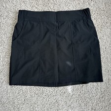 Columbia Women s Skort, Large Lightweight, Black With Pockets