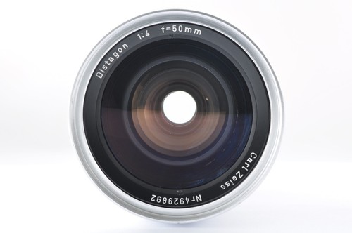 Hasselblad Carl Zeiss Distagon C 50mm F/4 Chrome Lens From JAPAN Near Mint++ - Picture 6 of 13