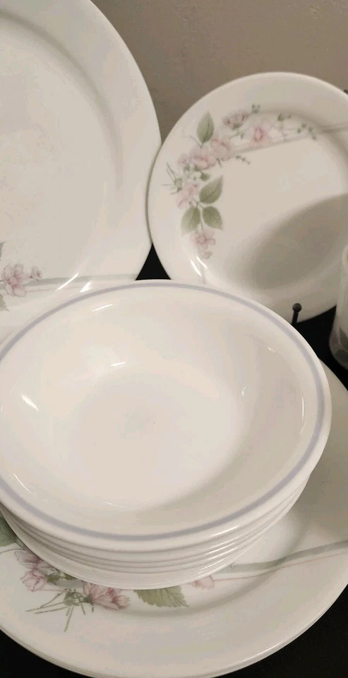 De colección 22 Piezas Corelle VERANDA Cena, Platos de Pan, Tazas, Cuencos Servicio 4+ Foto 4 de 4