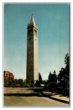 Berkeley CA University of California The Campanile Sather Tower Chrome Postcard