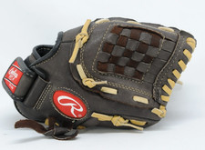 Rawlings Baseball Glove Highlight Series Youth H100BRC 10 inch Brown Leather RHT