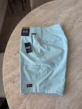 Pelagic Mako 18" Hybrid Shorts for Men SZ 30 Fishing 🎣 Tropical Aqua