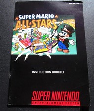 SNES Mario Lot  of 4 - Super Mario World, All Stars, Time Machine & Missing