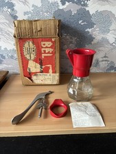 Vintage Kitchenalia BEL Jubilee Series Cream Maker Red With original Box