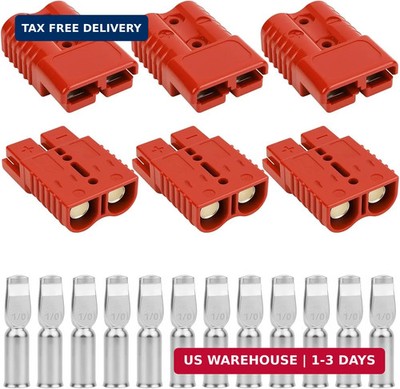 175A-600V Battery Quick Connect/Disconnect with 4/2/1/0 AWG, 6 PCS Jumper Cable