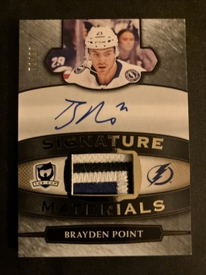 2018-19 BRAYDEN POINT Upper Deck The Cup - Signature Materials 72/99 AUTO