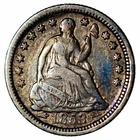 1853 Seated Liberty Half Dime H10C Raw