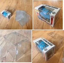 x10 Protectors Seal Cases for 4" Funko Pop Vinyl 0.4mm Thickness Plastic Display