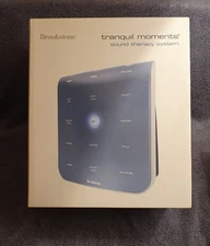 BrookStone Tranquil Moments Sleep Sound Therapy System (448597) Brand New