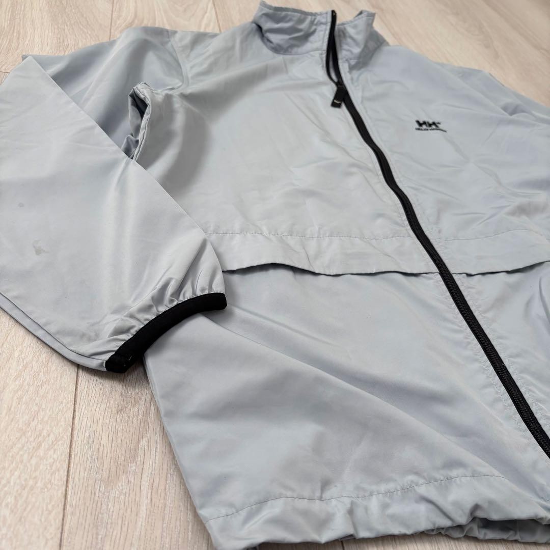 Helly Hansen Gray Nylon Jacket with Drawcord L Sp… - image 6