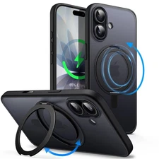 360 Degree Rotatable Ring Case for iPhone 17 6.3-Inch with Camera Control Button