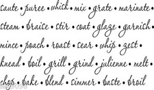 Kitchen Border Quote Vinyl Wall Decor Lettering Decal