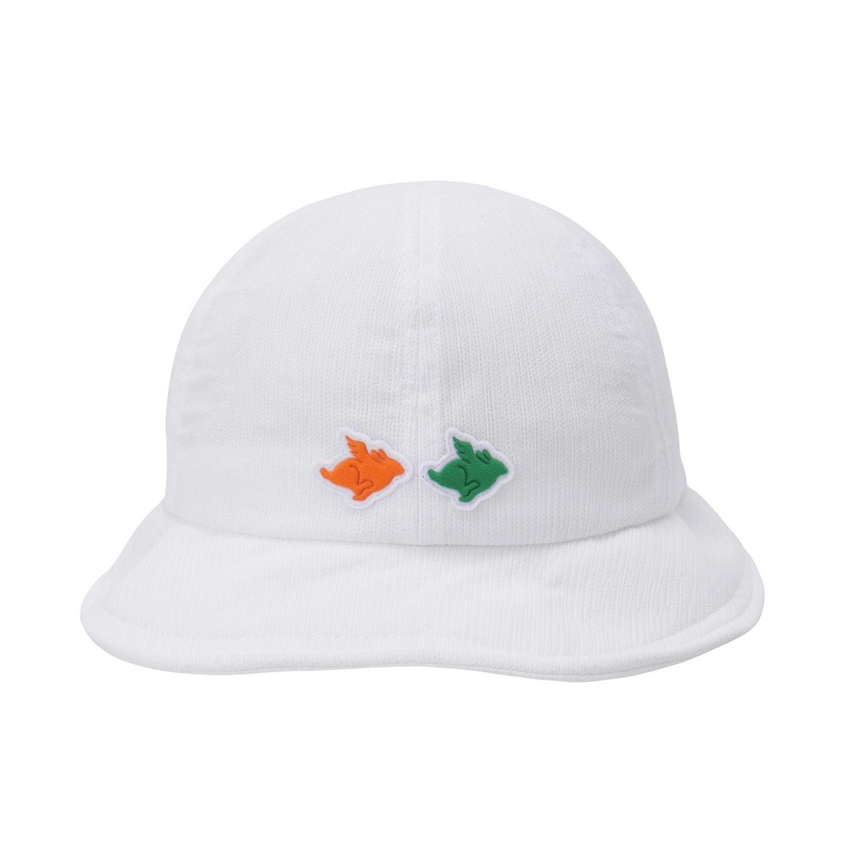 【PEARLY GATES】 Women's UV Cut Two Way Scarf Bucket Hat Genuine PEARLY GATES GOLF Womens Striped Twill Logo Bucket