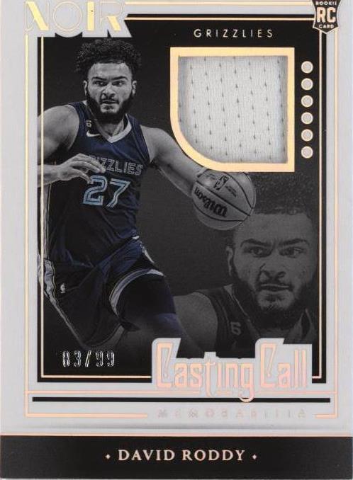2022-23 Panini Noir - David Roddy #CCM-DVR - 1 of 2