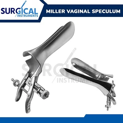 SURGINSTRUMENTS Miller Vaginal Speculum Surgical Gynecology Instruments Stainless German Grade