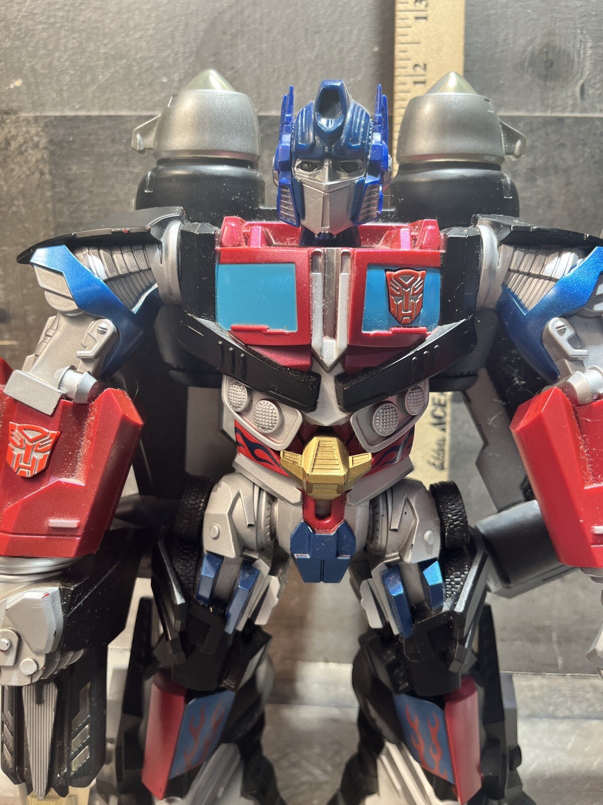 2008 Hasbro Optimus Prime Mega Power Bot Transformers Light-Up Talking ...