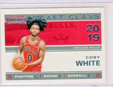 2019-20 COBY WHITE CONTENDERS DRAFT CLASS SILVER ROOKIE CARD #7 RC BULLS HOT!!!
