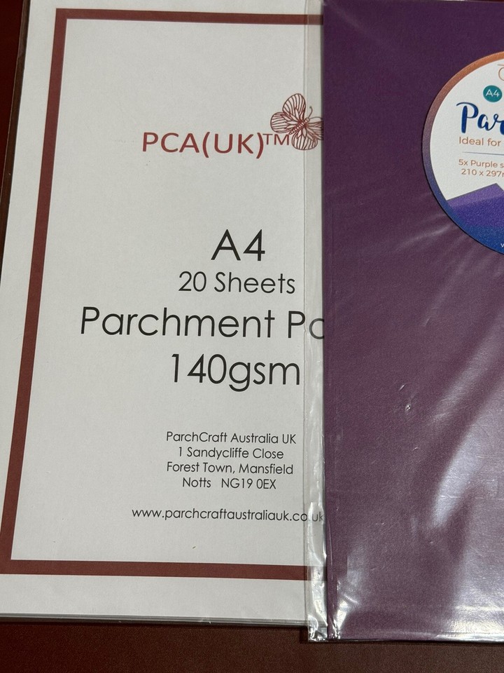 Groovi, Pergamano PARCHMENT Paper A4 & A5 eBay