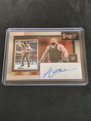 2024 panini select akam auto #ra-akm wwe