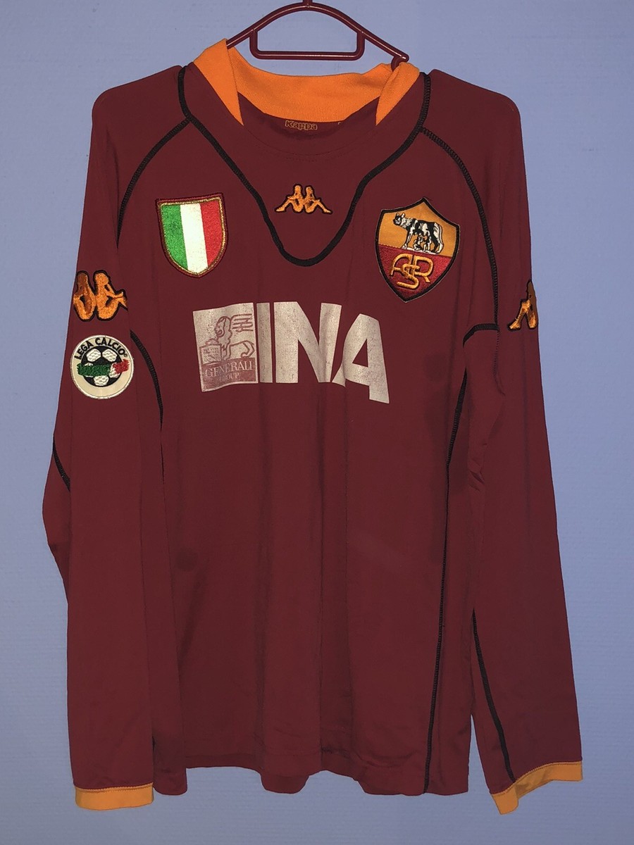 Maillot MONZA Match Worn 2001/2002 - Taille L, Numéro 2, Marque Legea - Occasion Vintage